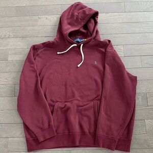 Ralph Lauren Deep Red Hoodie